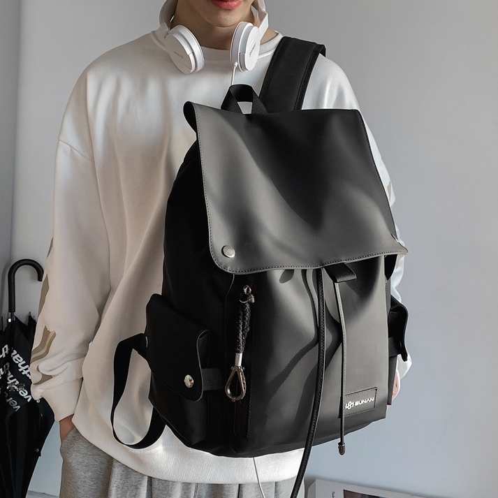 Sonala Ba Lô Da Học Sinh Đại Học Đơn Giản Dung Tích Lớn Xu Hướng Đường Phố Thời Trang Mặt Sau Nam Trường Trung Học Thường Ngày