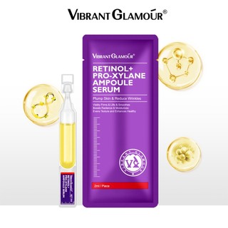 Vibrant GLAMOUR Retinol Pro-xylan Ampoule Serum Plump Skin & Giảm nếp nhăn Làm săn chắc & Nâng & Làm mịn Tăng cường rạng rỡ & Dưỡng ẩm