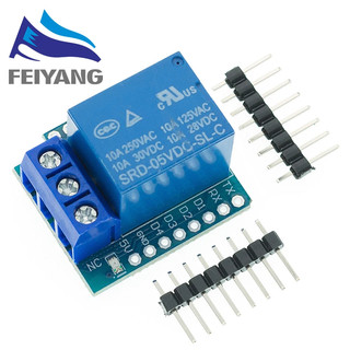 Một kênh wemos d1 mini relay shield wemos d1 mini relay module cho esp8266 ban phát triển 1 kênh