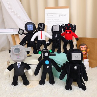  Giao hàng nhanh✅Gấu bông Skibidi Toilet Drill Man Titan Camreman Clockman thú nhồi bông bồn cầu vui nhộn cho bé 