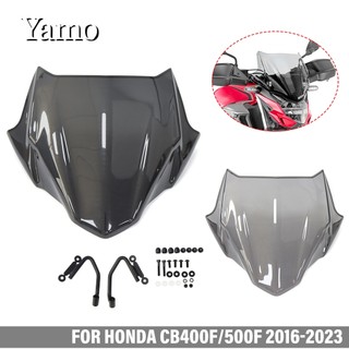 Dành cho honda cb400f cb500f 2016-2023 kính chắn gió xe máy có giá đỡ kính chắn gió phía trước
