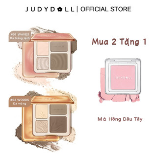 [Mua 2 tặng 1] Tạo Khối Judydoll Highlight & Contour Bronzer Kit Bảng phấn bắt sáng và tạo khối 9g