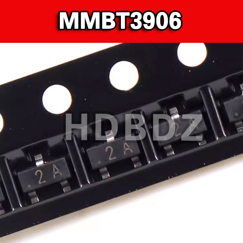 100pcs MMBT3906 2A SOT23 2N3906 NPN Pha Lê Triode Chip IC SMD