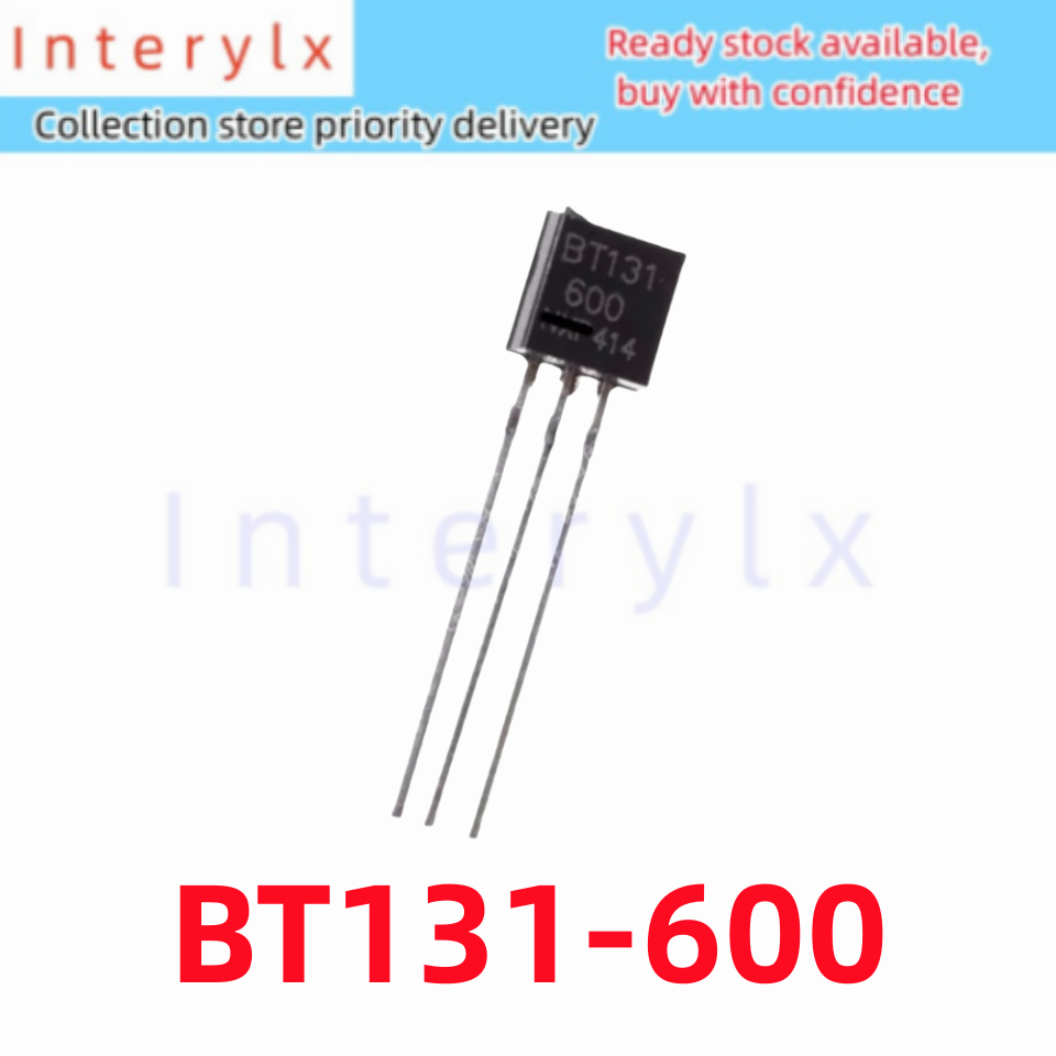 10 Cái / lốc BT131 600 BT131-600 Công Tắc Silicon Điều Khiển Hai Chiều Ba Đầu 600V 1A TO-92