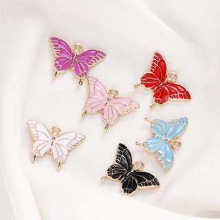 St. kunkka 1-15 Chiếc Hợp Kim Dầu Nhỏ Giọt Bướm Mặt Dây Chuyền 14.5 * 20 Mm Dễ Thương Bướm Nhỏ Mặt Dây Chuyền Nhỏ Cho DIY Trang Sức Vòng Tay Vòng Cổ Bông Tai Mặt Dây Chuyền Làm