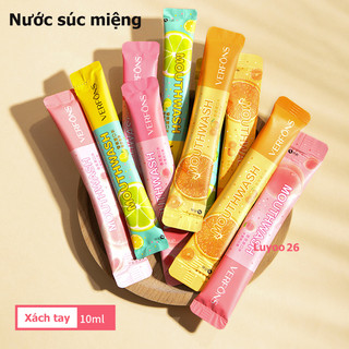 Nước súc miệng Nước súc miệng Hương thơm cầm tay Chăm sóc tươi mát Nước súc miệng Bagged dùng một lần