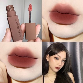 ✨✨Son Môi HERORANGE Dưỡng Ẩm Lâu Trôi Chống Thấm Nước Màu Nhung Mờ Thời Trang