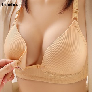 Bestcorse 42 Không Dây Phụ Nữ Áo Ngực Bà Bầu Không Dây Nút Trước Cho Con Bú Áo Lót Cho Con Bú Cho Con Bú Bọt Áo Ngực Không Dây Áo Ngực Điều Dưỡng Plus Kích Thước Áo Bralette Bà Bầu Đóng Trước