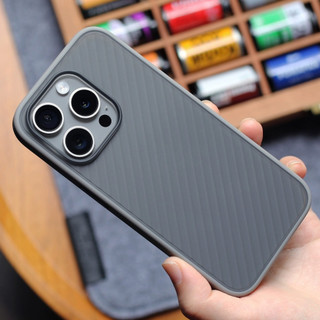 【Non-slip diagonal stripes/Matte acrylic hard case/Black】Ốp lưng compatible for iPhone 15 14 13 pro max case