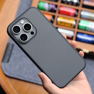 【Non-slip diagonal stripes/Matte acrylic hard case/Black】Ốp lưng compatible for iPhone 15 14 13 pro max case