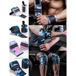 Thể dục Elbow Brace Knee Brace Đối với nam giới và phụ nữ Thể thao Bench Push Elbow Brace Tie Trọng lượng nâng quấn Băng cổ tay Elbow Knee Camo Thể thao