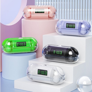 Tai nghe phiên dịch Bluetooth 5.3 144 Ngôn ngữ hiển thị nguồn kỹ thuật số để gọi nhạc