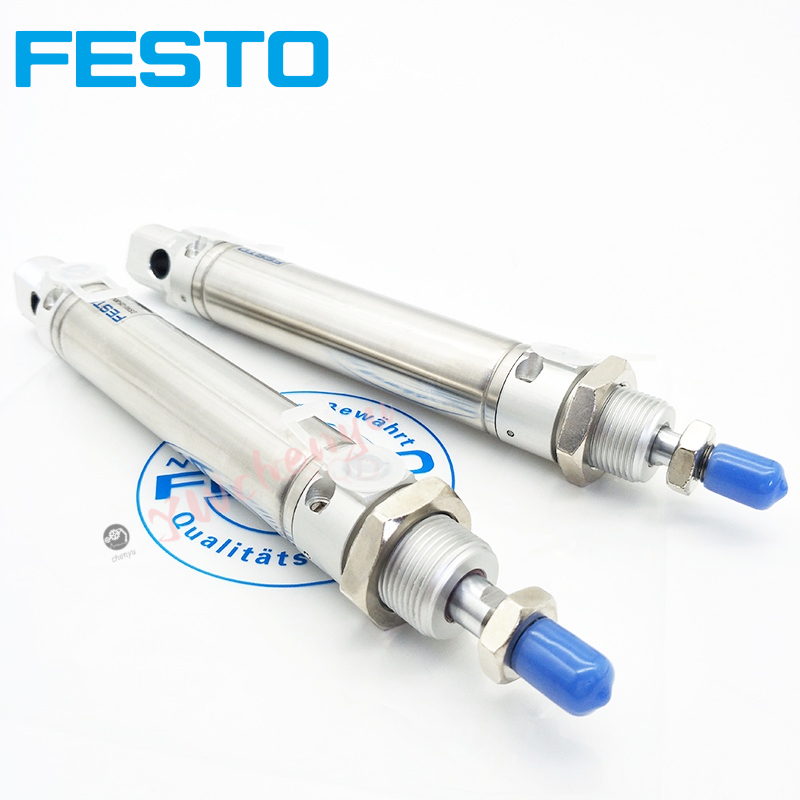 Xi lanh tròn Festo DSN DSNU-16 20 25-10 25 30 35 40-PPV-A có đệm áp suất không khí