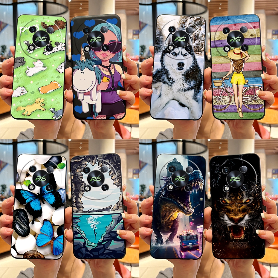 Dành Cho Itel RS4 Ốp Lưng Chống Sốc Bảo Vệ Camera Silicon Mềm Thời Trang Sang Trọng Màu Đen Mờ Vỏ Ch