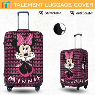 Vỏ Bọc Vali Chống Trầy Minnie Bao Trùm Vali Độ đàn hồi Cá nhân Luggage Cover Size 18 20 22 24 26 28 30 32 inches