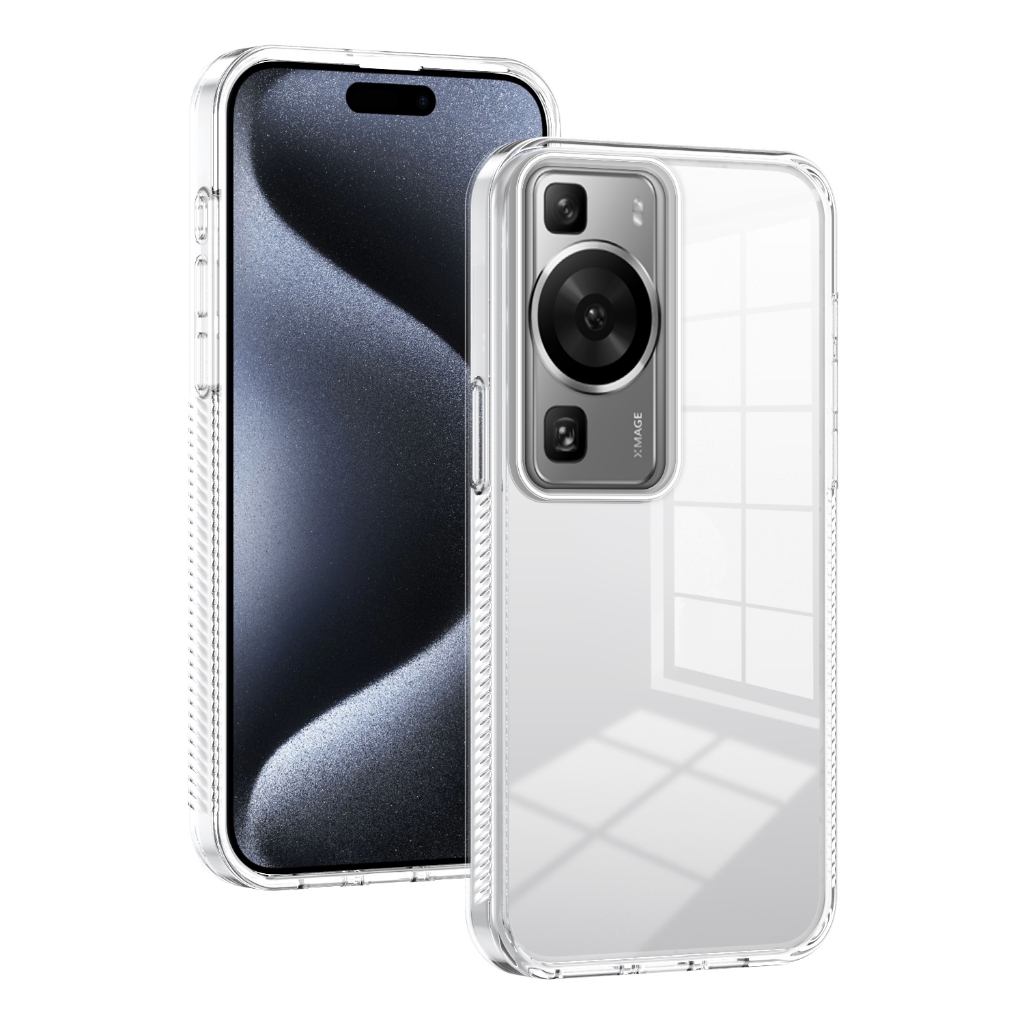 Dành cho Huawei P60, Vỏ bảo vệ điện thoại trong suốt cao, không dính vân tay, chất lượng cao