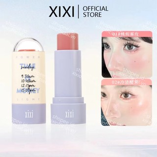 Xixi Monochrome Jelly Blush Blusher Cream Face Mineral Pigment Peach Orange Nude Pink Rose Matte Natural Blush Contour Shadow Cheek Blusher Cosmetic NO. D694