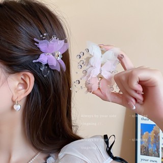 Siêu Cổ Tích Bướm Kẹp Tóc Nhỏ Nổ Tóc Gãy Cố Định Kẹp Tóc Bên Để Kẹp Một Phổ Biến Đường Phố Hàn Quốc Mũ Phụ Kiện