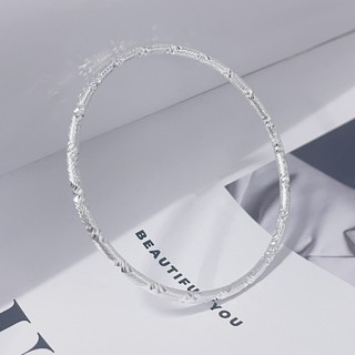 Kế thừa Vòng tay mạ bạc Sky Star dành cho nữ Phong cách trẻ trung và tinh tế với tay nghề thủ công đơn giản Vòng tay bạc Vòng tay tròn kín Vòng tay thời trang Instagram