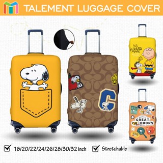 Snoopy Vỏ Bọc Vali Chống Trầy Bao Trùm Vali Độ đàn hồi Cá nhân Luggage Cover Size 18 20 22 24 26 28 30 32 inches
