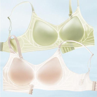 YIBEIKA Phong Cách Mới Lớn Ngực Quần Lót Nhỏ Nữ Mùa Hè Mỏng Phong Cách Chống Chảy xệ Tập Hợp Ngực Thoáng Khí Liền Mạch Áo Ngực Nhẹ