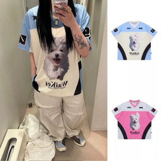  Áo thun nữ phong cách Hàn Quốc SỐ 89 in hình dễ thương Áo thun cổ chữ V dáng rộng cỡ lớn thương hiệu địa phương Áo thun bóng rổ áo thun bóng đá xu hướng nóng bỏng 2024 