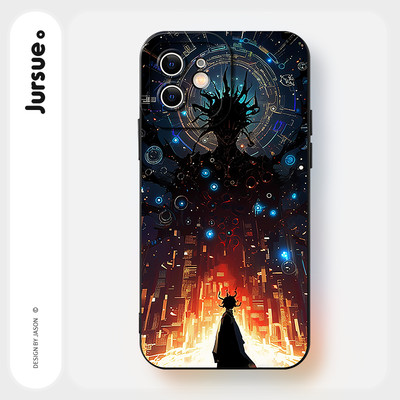 Ốp lưng JURSUE mềm chống bẩn ngầu độc lạ nam ngộ nghĩnh cho iPhone 17 16 15 14 13 12 11 Pro Max SE 2020 X XR XS ip 8 7 Plus kute Y5227Q