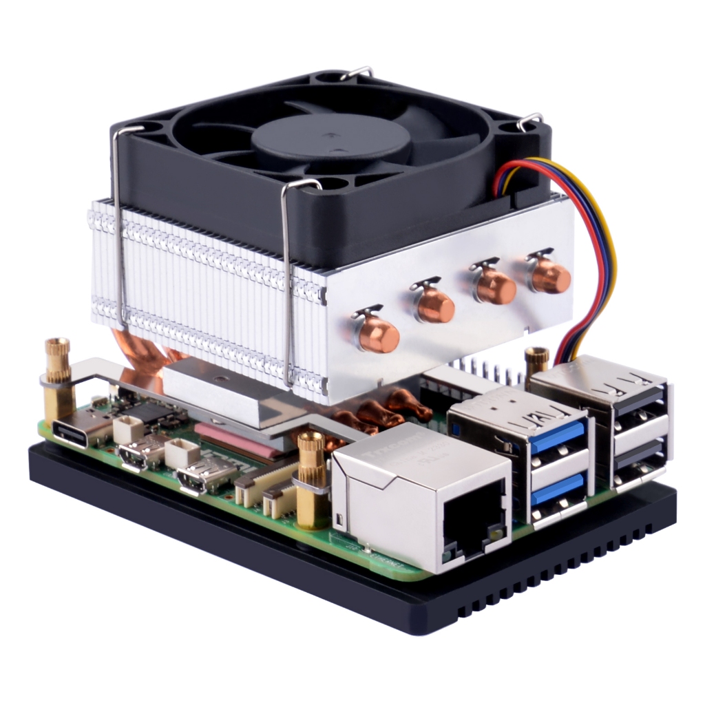 Bộ làm mát CPU 52Pi Low-Profile Plus cho quạt CPU Raspberry Pi 5
