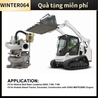 [Hàng Sẫn] Động cơ Turbo CK27 Nhôm đầu ra công suất cao 6686048 Bộ tăng áp cho Bobcat T190 T180 S205 Winter064