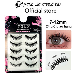 Mengjieshangpin Truyện Tranh Mới Ướt 08 Lông Mi Giả Toàn Bộ Tự Nhiên Một Mảnh Barbie Lông Mi 7-12mm