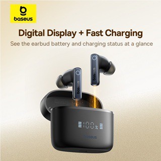 Tai nghe không dây thực sự Baseus Bowie 30 ANC -50dB Tai nghe khử tiếng ồn chủ động Màn hình đào tạo Tai nghe không dây