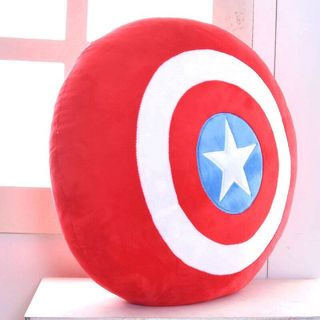  40cm Avengers Captain America 2 Lá Chắn Sang Trọng Gối Đệm Búp Bê Nhồi Bông Siêu Anh Hùng Anime Nhân Vật Hành Động Đồ Chơi Cho Trẻ Em Quà Tặng 