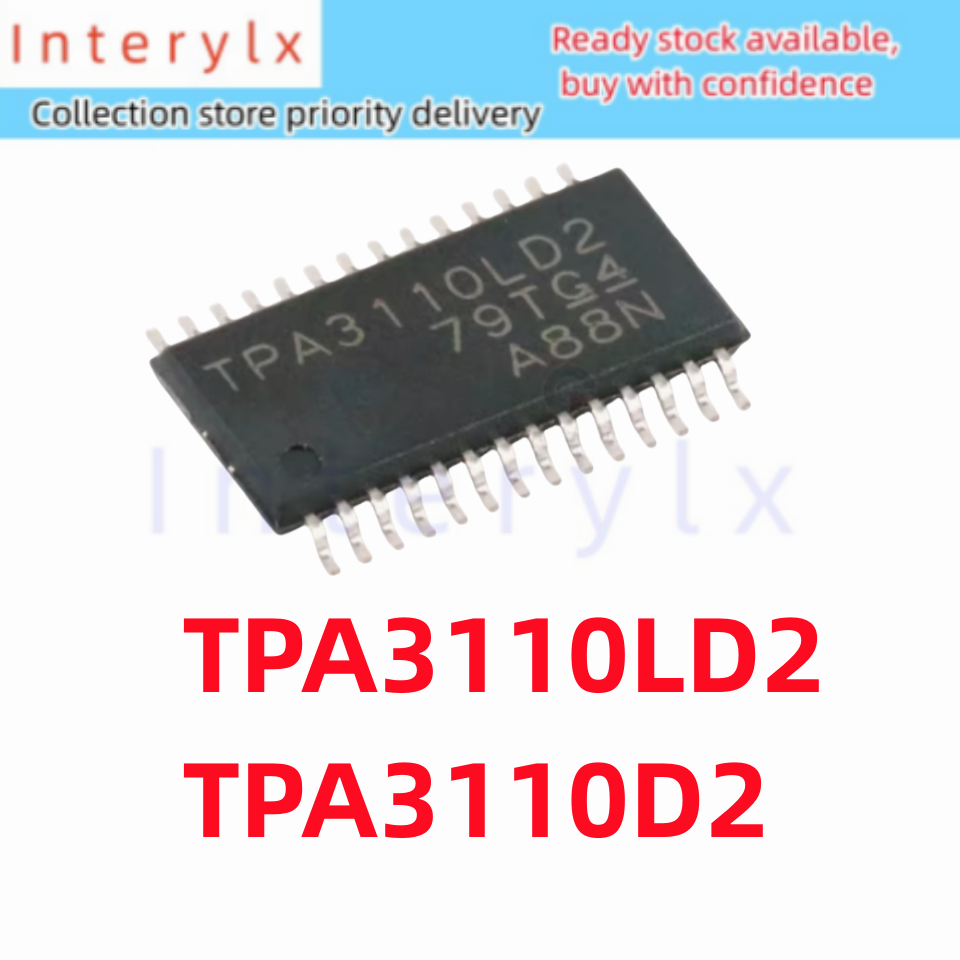 1 Cái / lốc TPA3110LD2PWPR TPA3110LD2 TPA3110D2PWPR TPA3110D2 TPA3110 HTSSOP-28 Miếng Dán Khuếch Đại