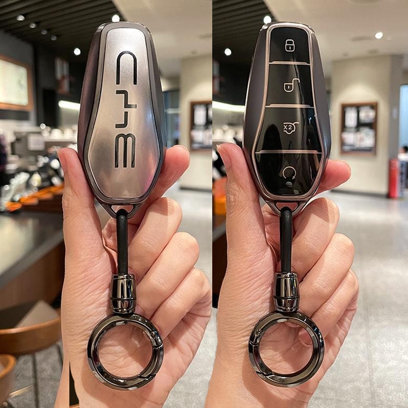 TPU Vỏ Bọc Ốp Chìa Khóa Ô Tô Chìa Khóa Xe Ô Tô BYD Sealion 7 Sealion 6/Seal ATTO 3 BYD Dolphin Key F