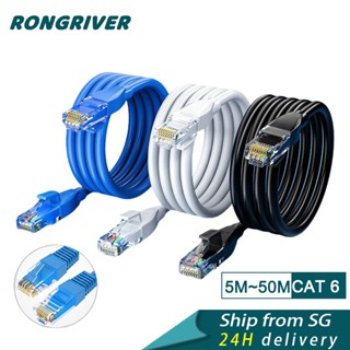 Dây cáp mạng internet lan Cat6 RONGRIVER bấm sẵn 2 đầu 5m 10m 15m 20m 25m 30m 50m
