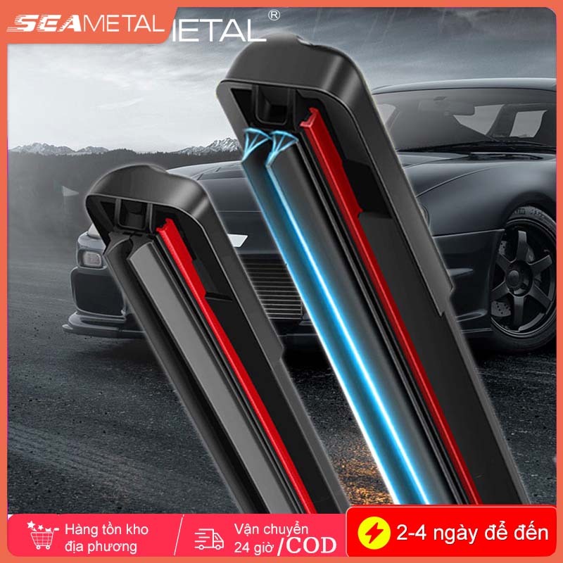 Gạt mưa ô tô silicon SEAMETAL đời mới 2024 gạt sạch gấp 4 lần loại thường, Cần gạt mưa ô tô xe hơi silicon
