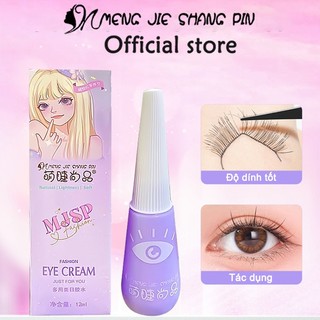 Mengjieshangpin Keo dán mi giả 12ml keo + nhíp nhỏ