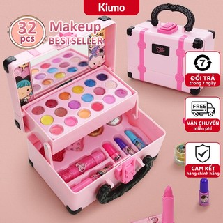 【Vận chuyển 24h】đồ chơi cho bé gái Makeup (32pc) Bộ mỹ phẩm đồ chơi An toàn và không độc hại
