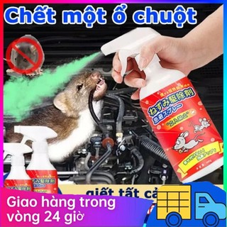 500ml Bình xịt đuổi chuột công nghệ Nhật Bản - Xịt là đuổi cả ổ...Siêu hiệu quả an toàn