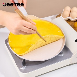JEETEE Chảo pizza Chảo Chiên Trứng cuộn chống dính Hàn Quốc dùng làm bánh mille/ crepe/ bít tết/ trứng ốp la tại nhà dùng gas 25cm