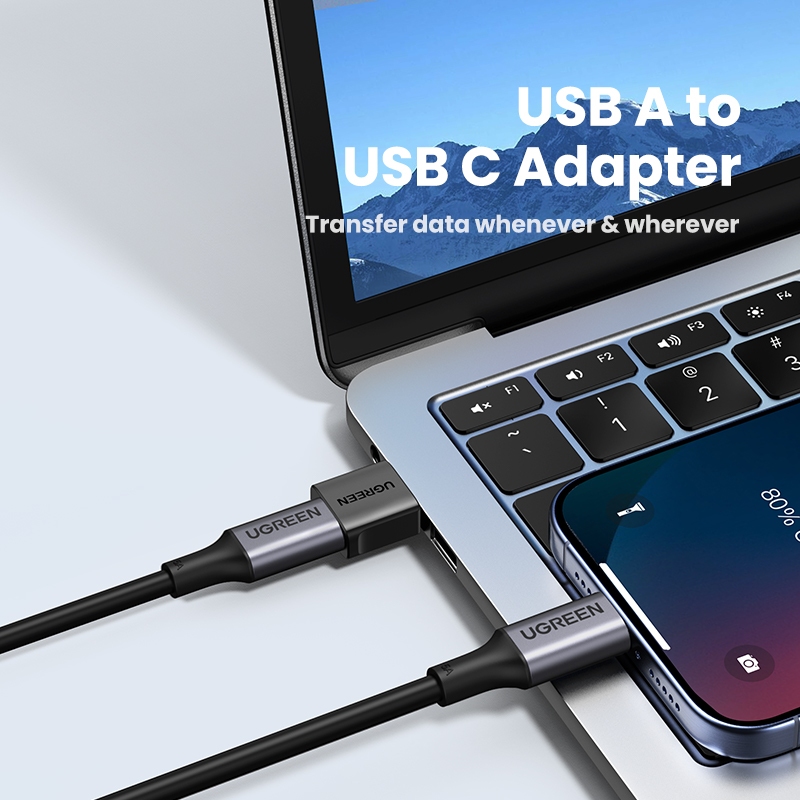 Ugreen 10Gbps USB3.1 2 chiếc 3 chiếc USB-C Nữ sang USB-A Nam Adapter USB-C Nữ sang USB-A Nam Adapter Nhựa | BigBuy360 - bigbuy360.vn