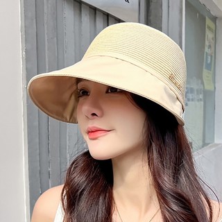 🔥Mũ Chống Nắng Nữ Mùa Hè Mũ Rơm Đi Biển Mũ Chống Nắng Ngoài Trời Vành Lớn Mũ Chống Nắng Du Lịch Đạt Đỉnh Mũ