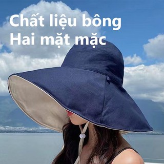 🔥Mũ Nữ Vành Lớn Xô Mũ Chống Tia Cực tím Mặt Che Nắng Mũ Tất Cả Trận Đấu Thời Trang Mũ Che Nắng