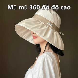🔥Mũ chống nắng Mũ chống nắng ngư dân 2024 mới hiển thị khuôn mặt nhỏ mùa hè ngoài trời đi du lịch mũ che nắng nhẹ vành lớn mũ mặt trời