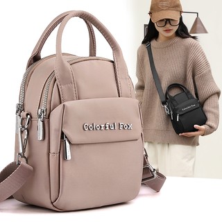  【Colorful Fox  Túi đeo chéo mini dành cho nữ Túi xách tay nhỏ chống thấm nước Túi đeo chéo 