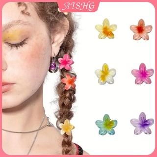 AISHG 4cm Kẹp Tóc Frangipani Cho Nữ Phong Cách Hàn Quốc Ngọt Ngào Và Thời Trang Phụ Kiện Tóc Hoa Sứ