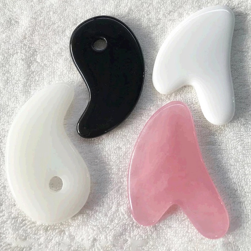 ✨✨Miếng Guasha Mát Xa Mặt, Đá Guasha Giúp Thon Gọn Nâng Cơ Trẻ Hóa Làn Da, Đá Guasha massage mặt Cao