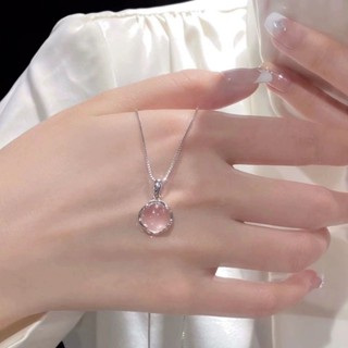 Vòng cổ đá quý ba màu Hàn Quốc dành cho nữ Quà tặng sinh nhật học sinh màu bạc