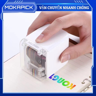 [Hàng Sẫn] Máy In Mini, Mini Cầm Tay Phun Máy In Mã Vạch Màu 1200dpi HD Không Dây Hãng Sản Xuất Logo Mokapick