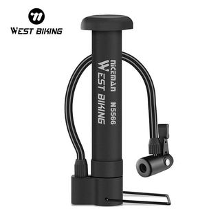  Ống Bơm Xe Đạp Leo Núi Mini Áp Suất Cao 80Psi Có Đế Tiện Dụng